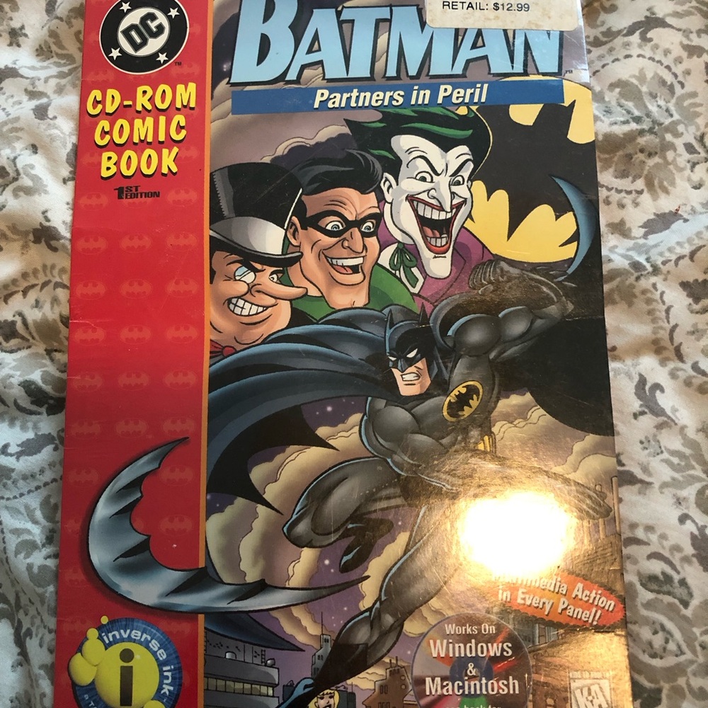 Batman Partners in Peril CD-ROM Comic Book